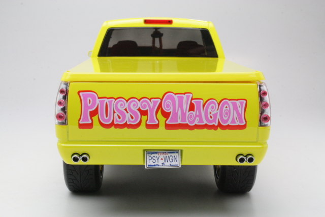 Chevrolet C-2500 Crew Cab Silverado 1997, keltainen/pinkki
