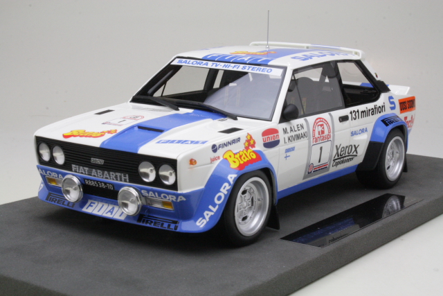 Fiat 131 Abarth, 1st. Finland 1980, M.Alen, no.1 - Sulje napsauttamalla kuva