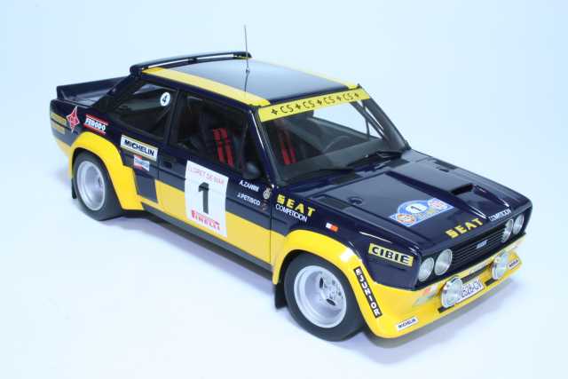 Fiat 131 Abarth, 1st. Costa Brava 1979, A.Zanini, no.1