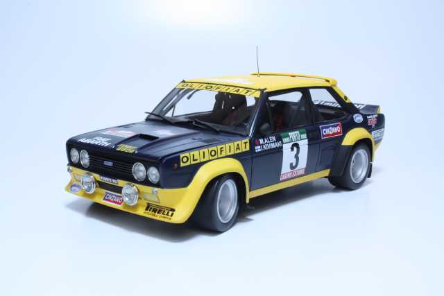 Fiat 131 Abarth "OlioFiat", Portugal 1977, M.Alen, no.3 - Sulje napsauttamalla kuva