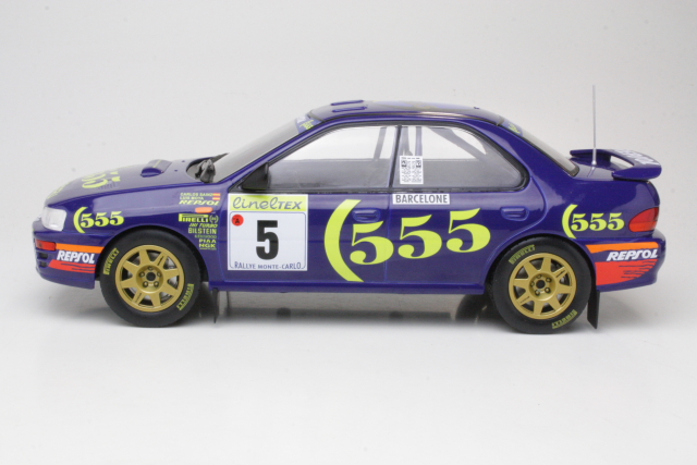 Subaru Impreza 555, Monte Carlo 1995, C.Sainz, no.5 - Sulje napsauttamalla kuva