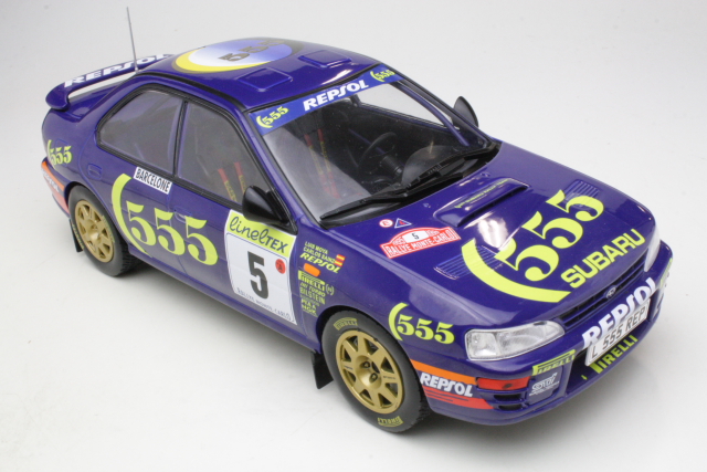 Subaru Impreza 555, Monte Carlo 1995, C.Sainz, no.5 - Sulje napsauttamalla kuva