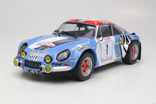 Alpine Renault A110 1800S, Tour de Corse 1973, J-P.Nicolas, no.1 - Sulje napsauttamalla kuva