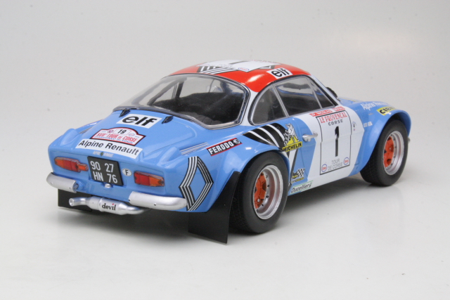 Alpine Renault A110 1800S, Tour de Corse 1973, J-P.Nicolas, no.1