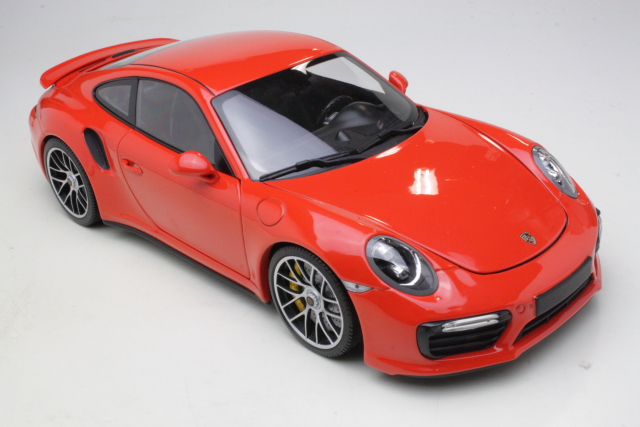 Porsche 911 Turbo S 2016, oranssi - Sulje napsauttamalla kuva