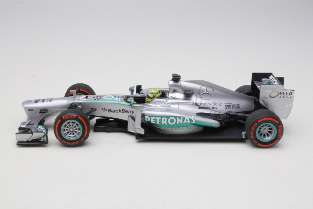 Mercedes AMG W04, USA GP 2013, N.Rosberg, no.9 - Sulje napsauttamalla kuva