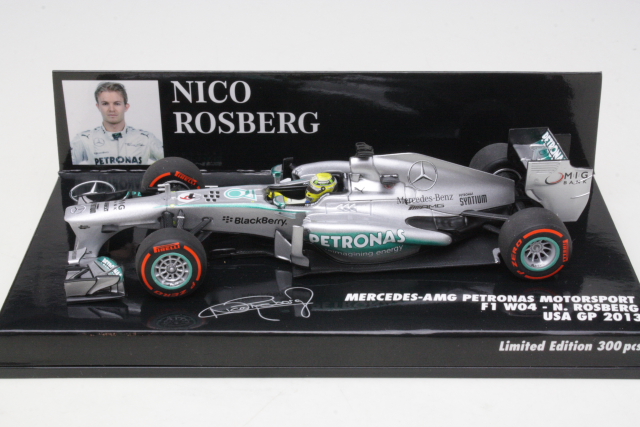 Mercedes AMG W04, USA GP 2013, N.Rosberg, no.9