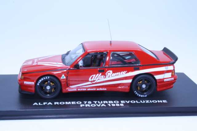 Alfa Romeo 75 Turbo Evoluzione Prova 1988, punainen
