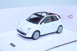 Fiat 500C Cabriolet 2009, white