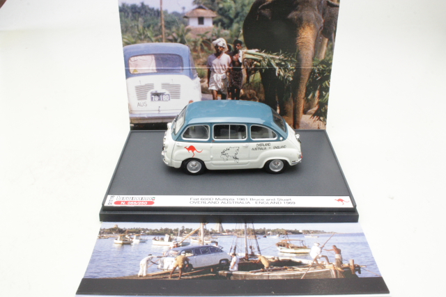 Fiat 600D Multipla 1969 "Overland Australia-England" - Sulje napsauttamalla kuva