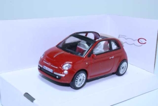 Fiat 500C Cabriolet 2009, red