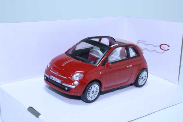 Fiat 500C Cabriolet 2009, red