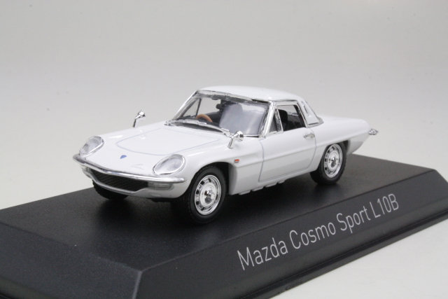 Mazda Cosmo Sport L10B 1968, valkoinen - Sulje napsauttamalla kuva