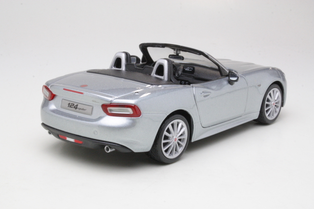 Fiat 124 Spyder 2017, harmaa - Sulje napsauttamalla kuva