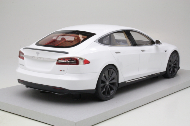 Tesla Model S 2012, white