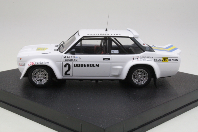 Fiat 131 Abarth, 4th. Sweden 1979, M.Alen, no.2