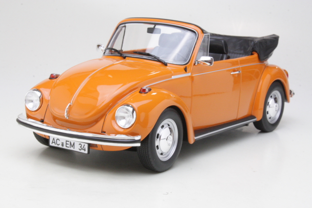 VW Kupla 1303 Cabriolet 1972, oranssi - Sulje napsauttamalla kuva