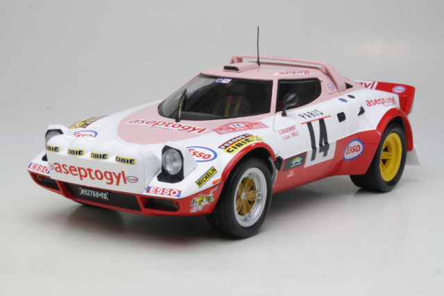 Lancia Stratos Gr.4, MonteCarlo 1977, Dacremont/Galli, no.14 - Sulje napsauttamalla kuva