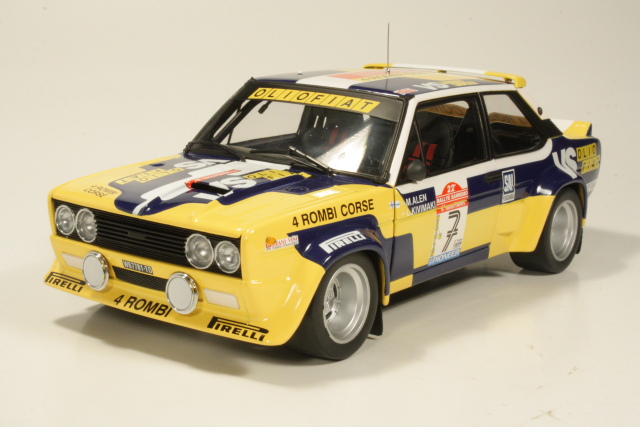 Fiat 131 Abarth, San Remo 1980, M.Alen, no.7