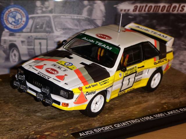 Audi Sport Quattro, Finland 1984, H.Mikkola, no.1 - Sulje napsauttamalla kuva