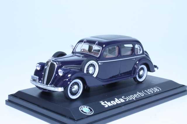 Skoda Suberb 913 1938, tummansininen