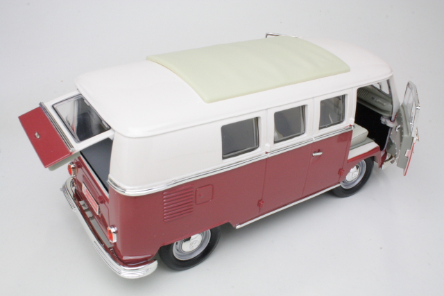 VW T1 Bus 1962, red/white