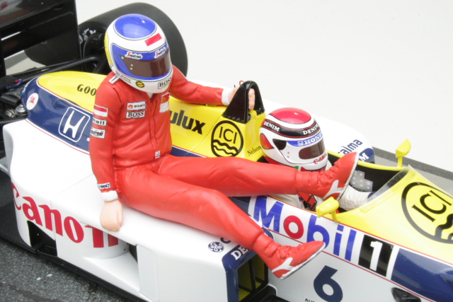 Williams Honda FW11, German GP 1986, K.Rosberg riding on Piquet