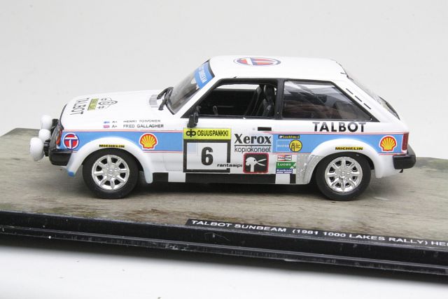 Talbot Sunbeam, Finland 1981, H.Toivonen, no.6 - Sulje napsauttamalla kuva