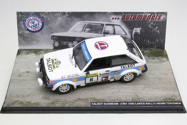 Talbot Sunbeam, Finland 1981, H.Toivonen, no.6