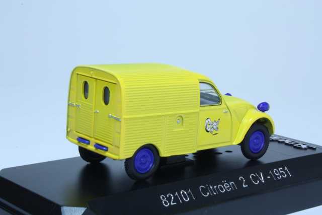 Citroen 2CV Fourgonnette "Michelin" 1951, yellow