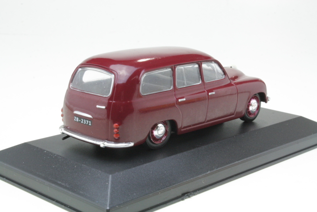 Skoda 1201 Station Wagon 1954, tummanpunainen
