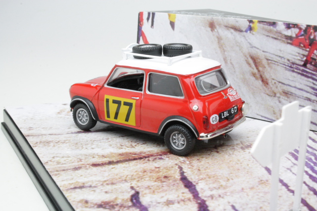 Mini Cooper S1275, 1st. Monte Carlo 1967, R.Aaltonen, no.177