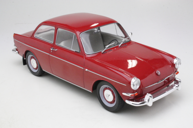 VW 1500S Typ.3 1963, tummanpunainen - Sulje napsauttamalla kuva