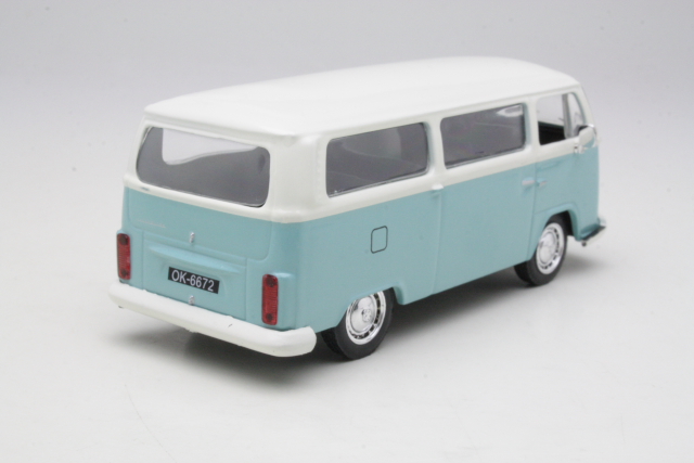 VW T2 Minibus 1963, sininen/valkoinen