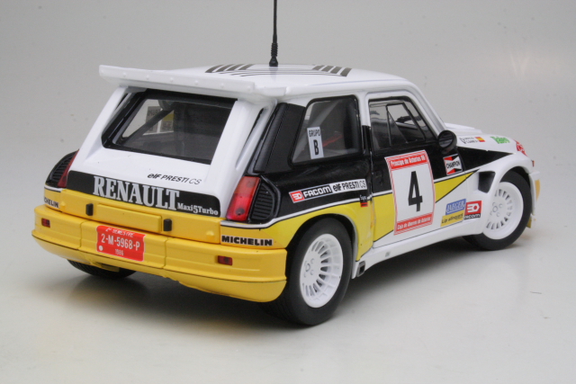 Renault R5 Maxi Turbo, Principe de Asturias 1986, C.Sainz, no.4