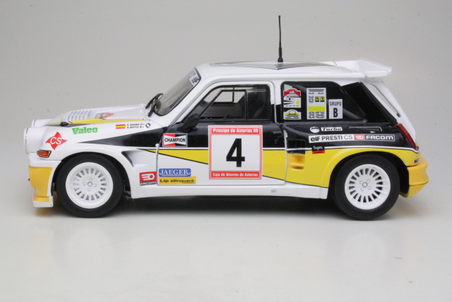 Renault R5 Maxi Turbo, Principe de Asturias 1986, C.Sainz, no.4