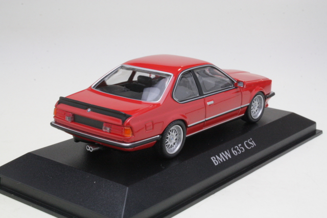 BMW 635CSi (e24) 1982, punainen