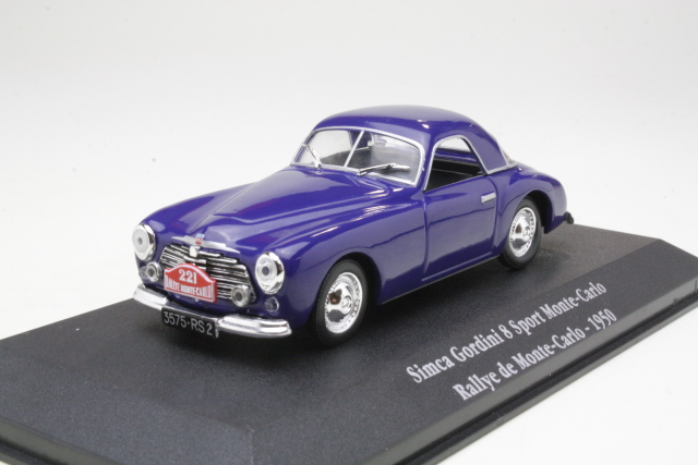 Renault Simca Gordini 8 Sport, Monte Carlo 1950, J.Carson, no.22