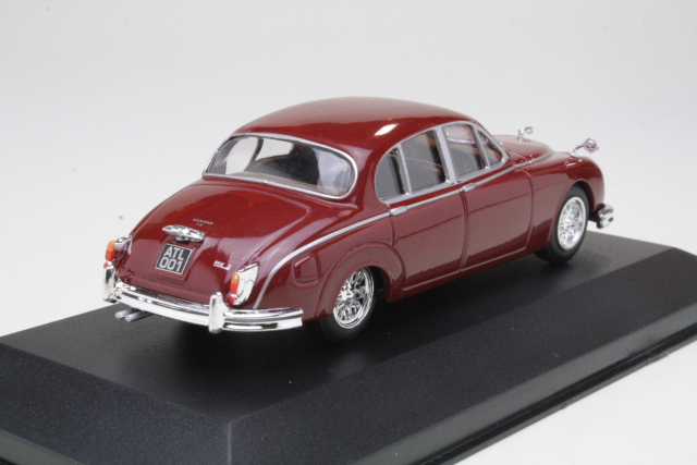 Jaguar Mk2 1960, tummanpunainen - Sulje napsauttamalla kuva