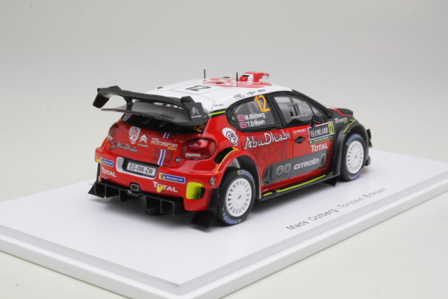 Citroen C3 WRC, 6th Sweden 2018, M.Ostberg, no.12