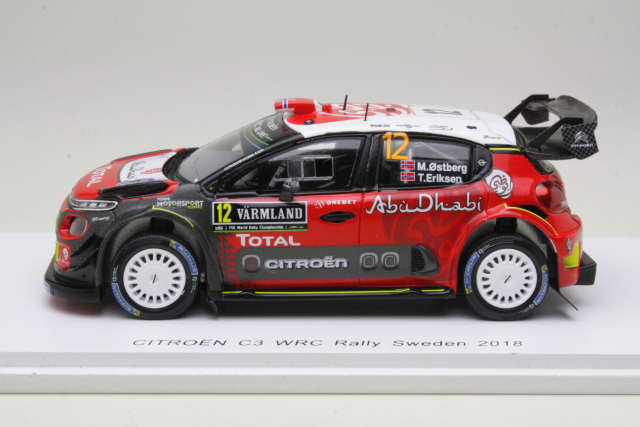Citroen C3 WRC, 6th Sweden 2018, M.Ostberg, no.12