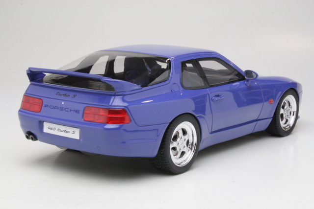 Porsche 968 Turbo S 1993, sininen - Sulje napsauttamalla kuva