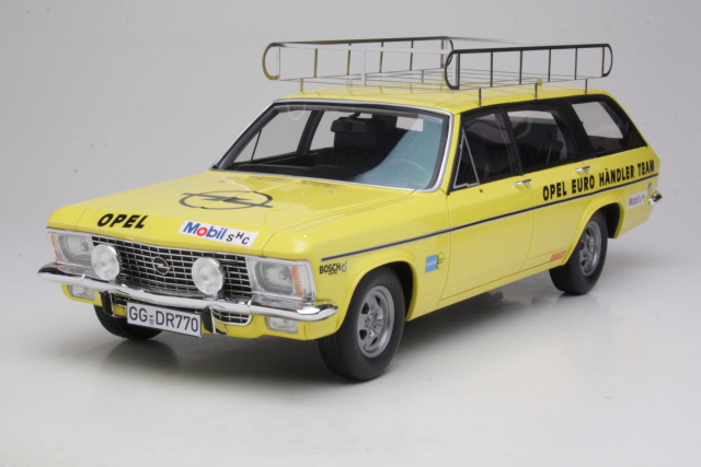 Opel Admiral B Caravan 1974 "Opel Euro Händler Team" - Sulje napsauttamalla kuva