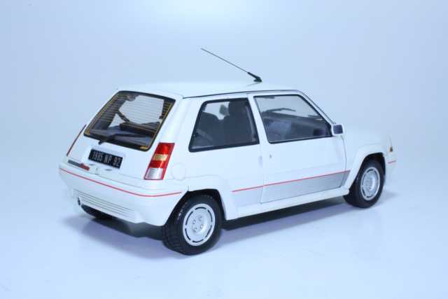 Renault 5 GT Turbo Phase1 1985, valkoinen