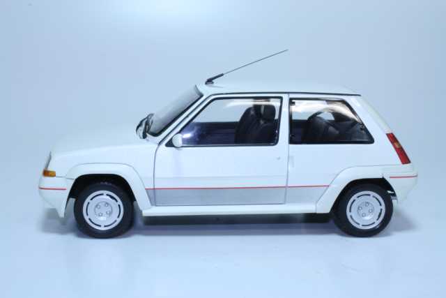 Renault 5 GT Turbo Phase1 1985, valkoinen