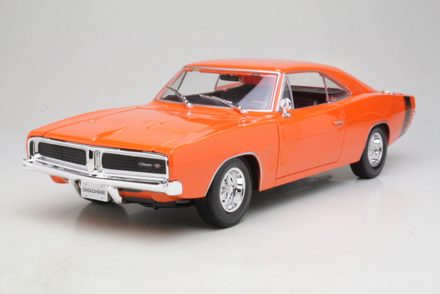 Dodge Charger R/T Coupe 1969, oranssi - Sulje napsauttamalla kuva