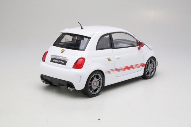 Fiat 500 Abarth, valkoinen