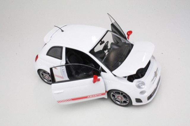 Fiat 500 Abarth, valkoinen