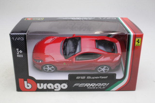 Ferrari 812 Superfast, red