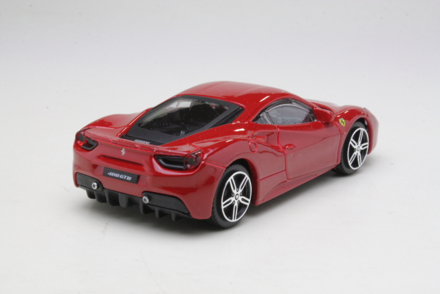Ferrari 488 GTB, red